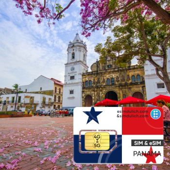 Sim Du Lịch Panama 15 Ngày Tốc Độ Cao